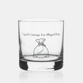 Flüssiger Courage - Altcoin Trader Whiskey Glass Whiskyglas