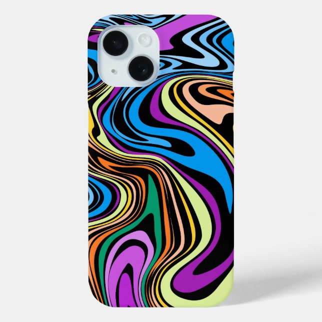 Flüssiger Farbe Marmoriereffekt  Case-Mate iPhone Hülle (Rückseite)
