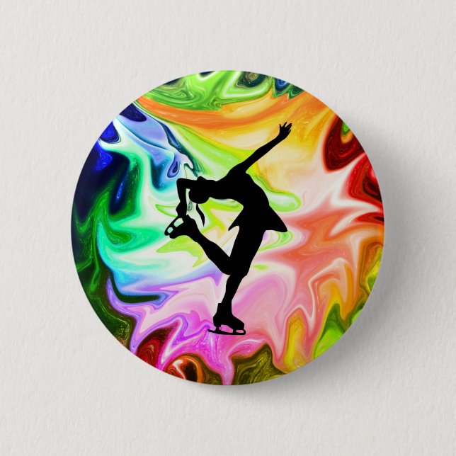 FLÜSSIGER REGENBOGEN U. SKATER BUTTON (Vorderseite)