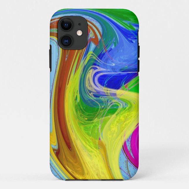 Flüssiger Regenbogenrauch Case-Mate iPhone Hülle (Rückseite)