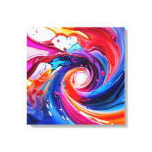 Flüssiger Regenbogenwirbel