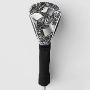 Flüssiges Chrom - Spiegel Silber Metall Golf Headcover