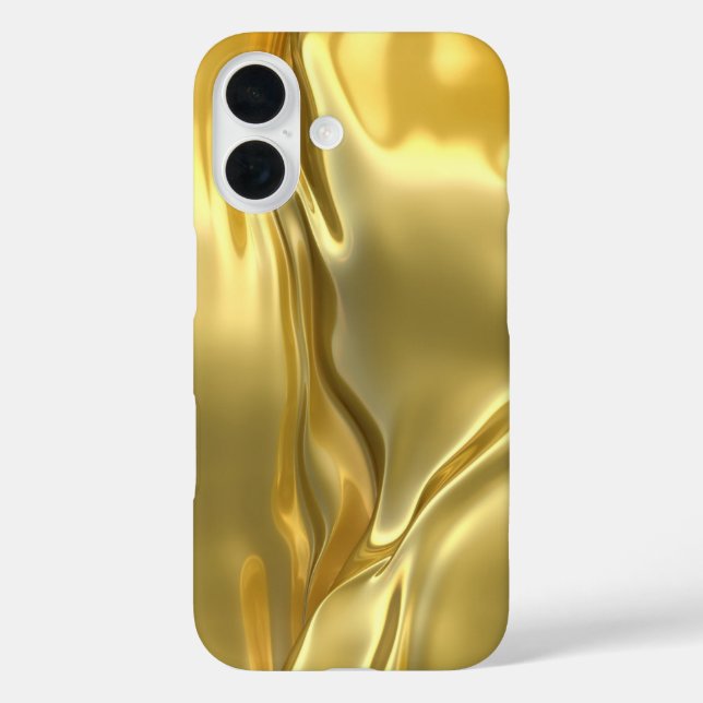 Flüssiges Gold Abstract Schimmer Case-Mate iPhone Hülle (Rückseite)