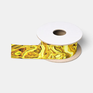 flüssiges Gold Satinband