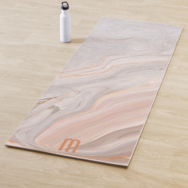 Flüssiges wirbelfarbenes Wasser Yogamatte