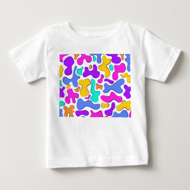 Flüssigformate, helle Säure Baby T-shirt (Vorderseite)