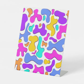 Flüssigformate, helle Säure Sockelschild