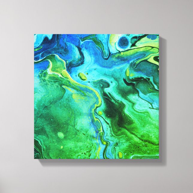 Flüssiggalaxie 5 leinwanddruck (Vorderseite)