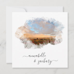 ** FLÜSSIGKEIT + UAWG - QR RAINBOW AR11 BEACH WEDD EINLADUNG