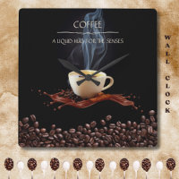 Flüssigkeits-Umarmung für die Senses-Kaffee-Wall-U