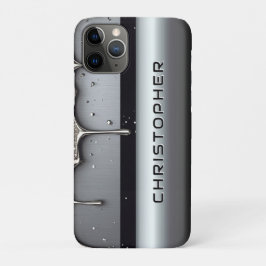💧 Flüssigkeitstropfen Name Fluss Personalisierte Case-Mate iPhone Hülle