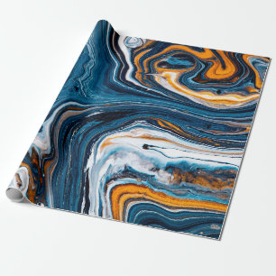 Flüssigkunsttextur. Hintergrund mit abstrakter Mi Geschenkpapier