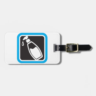 Flüssigseifenspender-Pumpflaschen-Symbol Gepäckanhänger