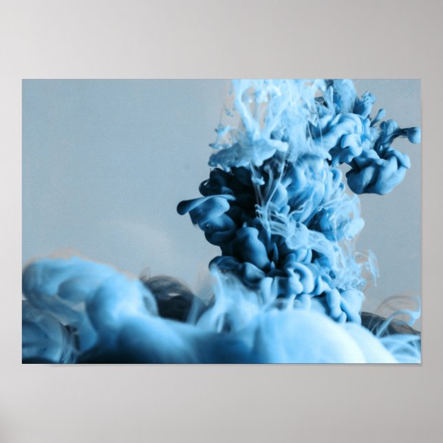 Flüssigtinte in Wasser Reihe 2 Poster (Vorne)