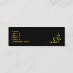 Flusskarte Mini Mini Visitenkarte