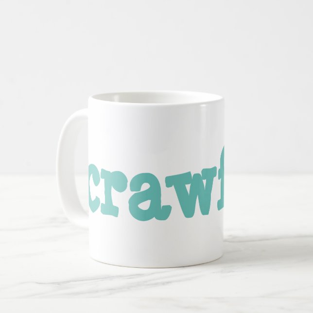 Flusskrebs Kaffeetasse (Vorderseite Links)