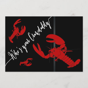 Flusskrebs-Kochfest Einladung