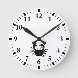 Flusskrebs Runde Wanduhr