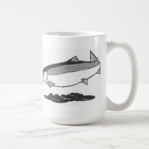Flusslachskaffee-Tasse Tasse