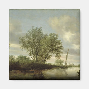 Flusslandschaft, 1645 magnet