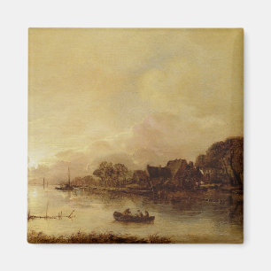 Flusslandschaft Magnet