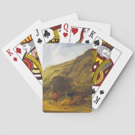 Flusslandschaft mit den Fahrern Aelbert Cuyp Spielkarten