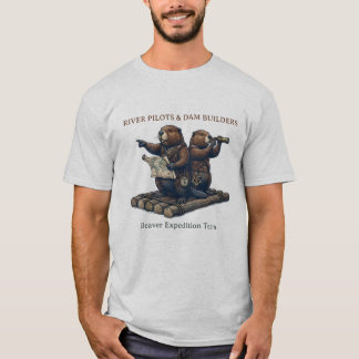 Flusslotsen & Dammbauer - Biber-Expedition-T-Shirt T-Shirt