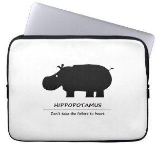 Flusspferd (カバ) laptopschutzhülle