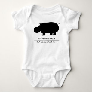Flusspferd Baby Strampler