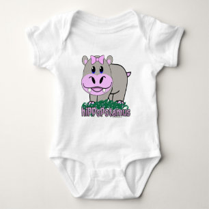 Flusspferd Baby Strampler
