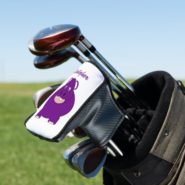 Flusspferd-Design Golf Headcover (In Situ)