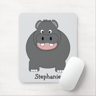 Flusspferd-Design Mousepad