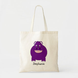 Flusspferd Design Personalisiert Tragetasche