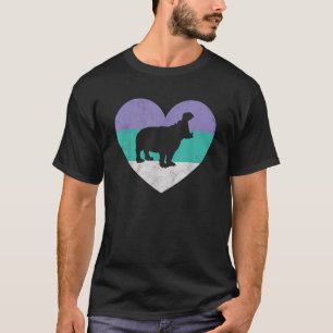 Flusspferd-Geschenk für Frauen Mädchen Retro Cute T-Shirt