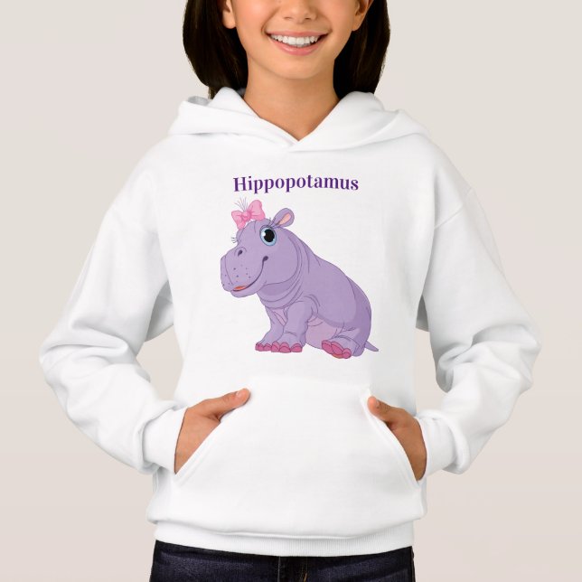 Flusspferd Hoodie (Vorderseite)