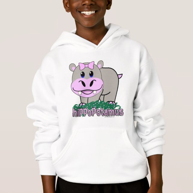 Flusspferd Hoodie (Vorderseite)