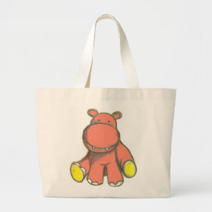 Flusspferd-Tasche Jumbo Stoffbeutel