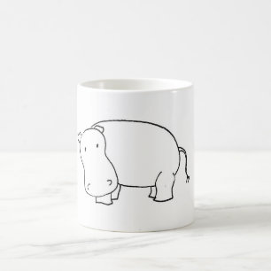 Flusspferd-Tasse Tasse