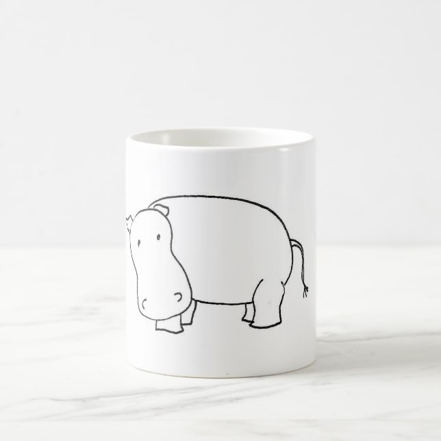 Flusspferd-Tasse Tasse (Mittel)