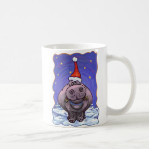 Flusspferd Weihnachten Tasse