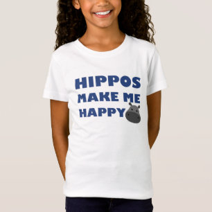 Flusspferde machen mich glücklich T-Shirt