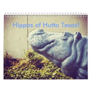 Flusspferde von Hutto Texas! II Kalender