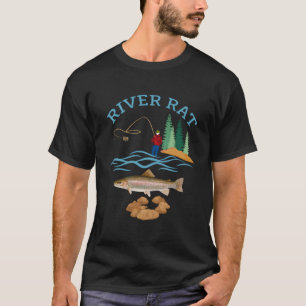 Flussratten-Angeln T-Shirt