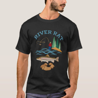 Flussratten-Angeln T-Shirt