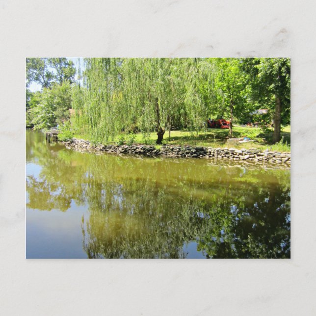 Flussreflektionen Postkarte (Vorderseite)