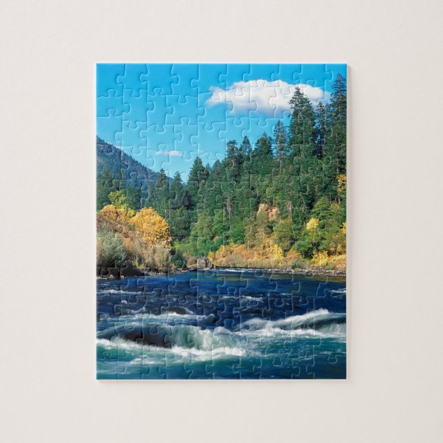 FlussSchurken- Siskiyou-Wald Oregon Puzzle (Vertikal)
