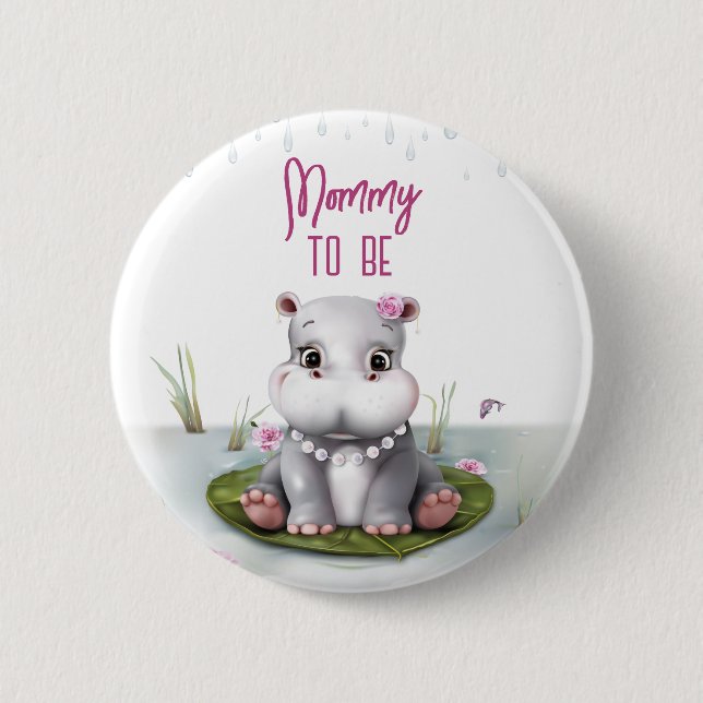 Flussschwipp-Flusserlebnis für werdende Mamas Button (Vorderseite)