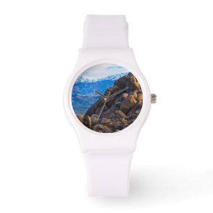 Flusssteine und Berge Armbanduhr