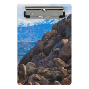 Flusssteine und Berge Mini Klemmbrett