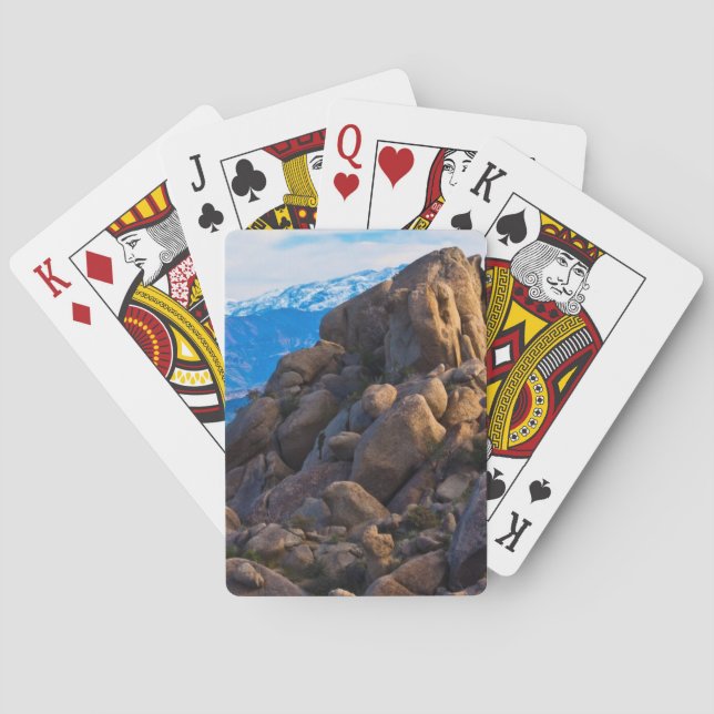 Flusssteine und Berge Spielkarten (Rückseite)